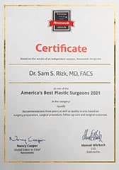 Certificate - Dr. Samieh Rizk 2021