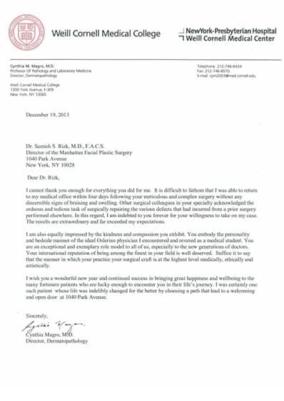 written testimonial #3874