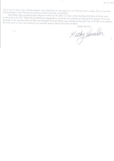 written testimonial #3937
