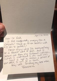 written testimonial #6757