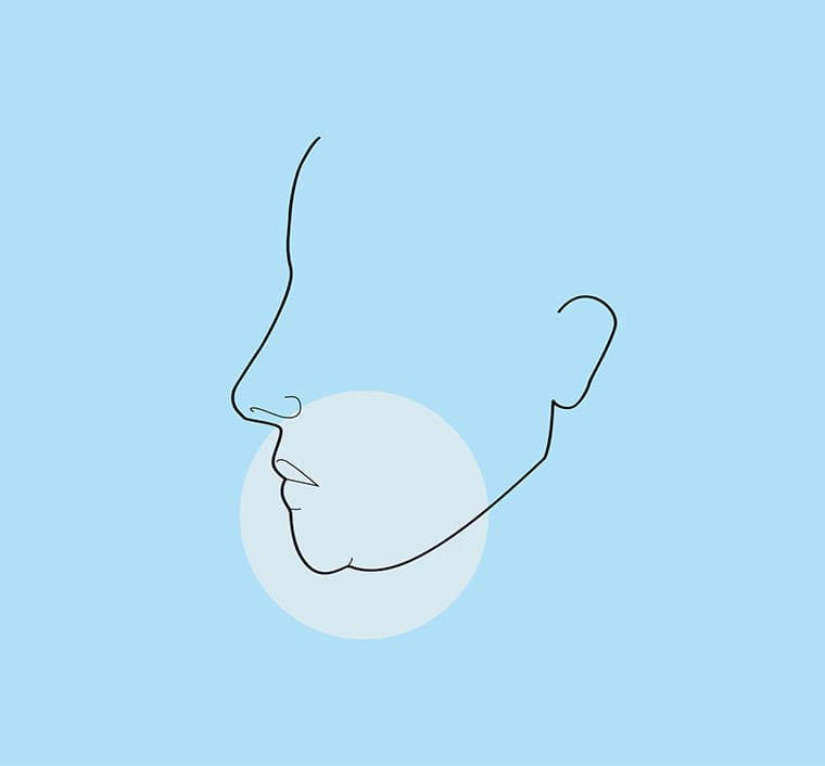 Upturned nose illustration photo