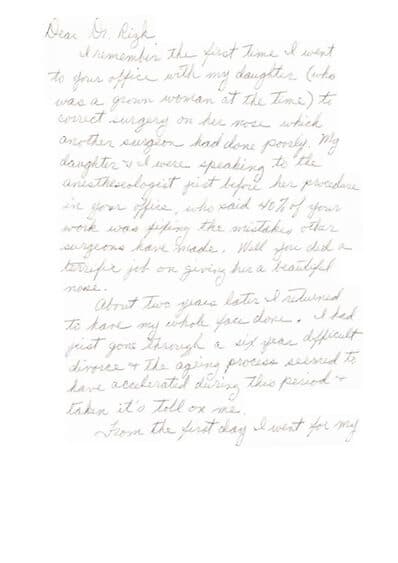written testimonial #3949